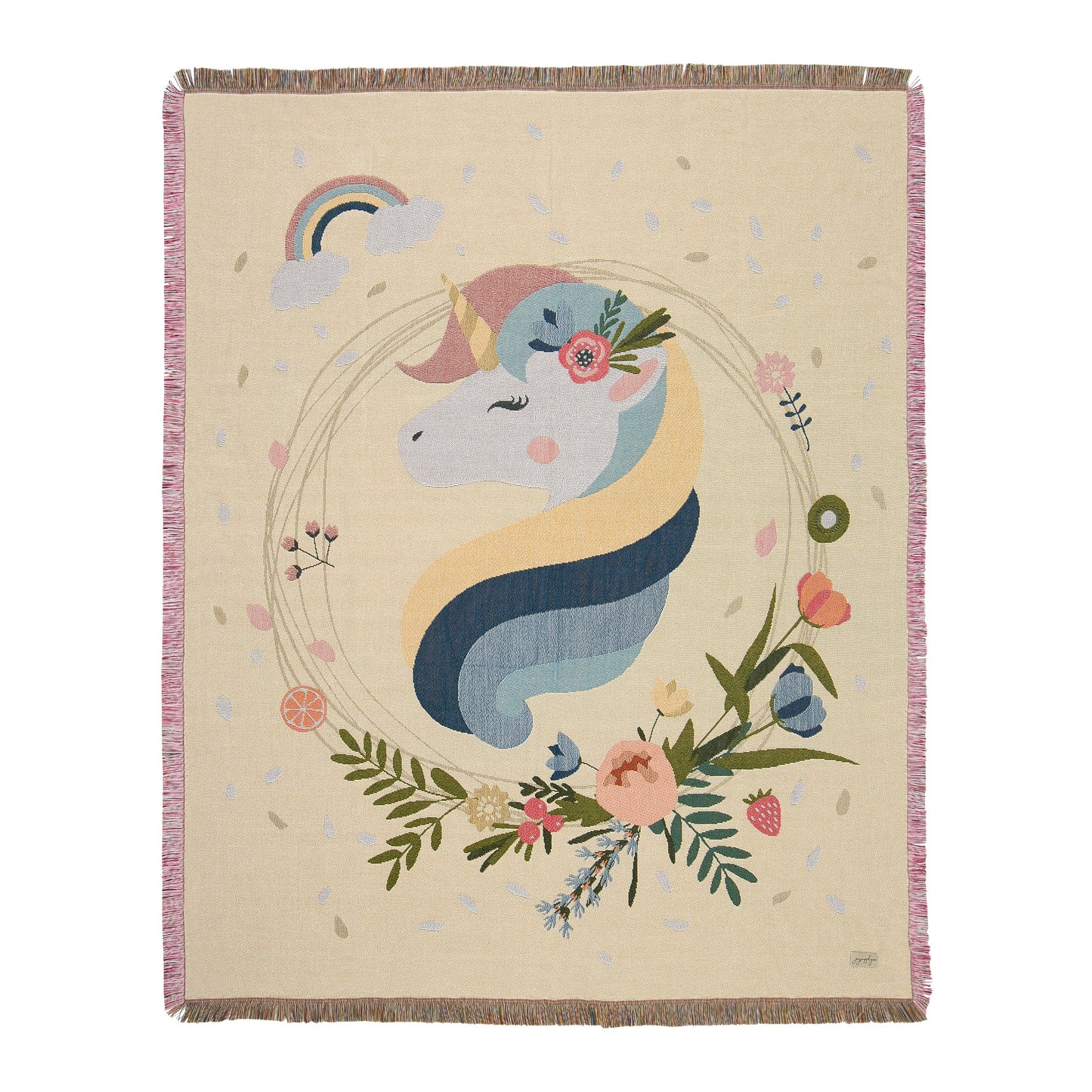 Unicorn Woven Blanket